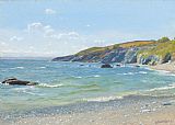 Perran Point Cornwall by Arthur Hughes